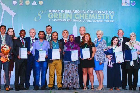 Green Chemistry for Life awards Recipients, Thailand Bangkok, September 2018