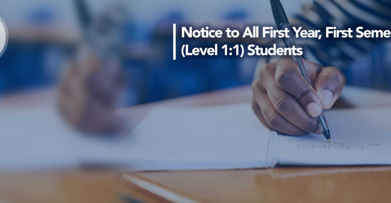 NOTICE TO ALL STUDENTS WEB BANNER