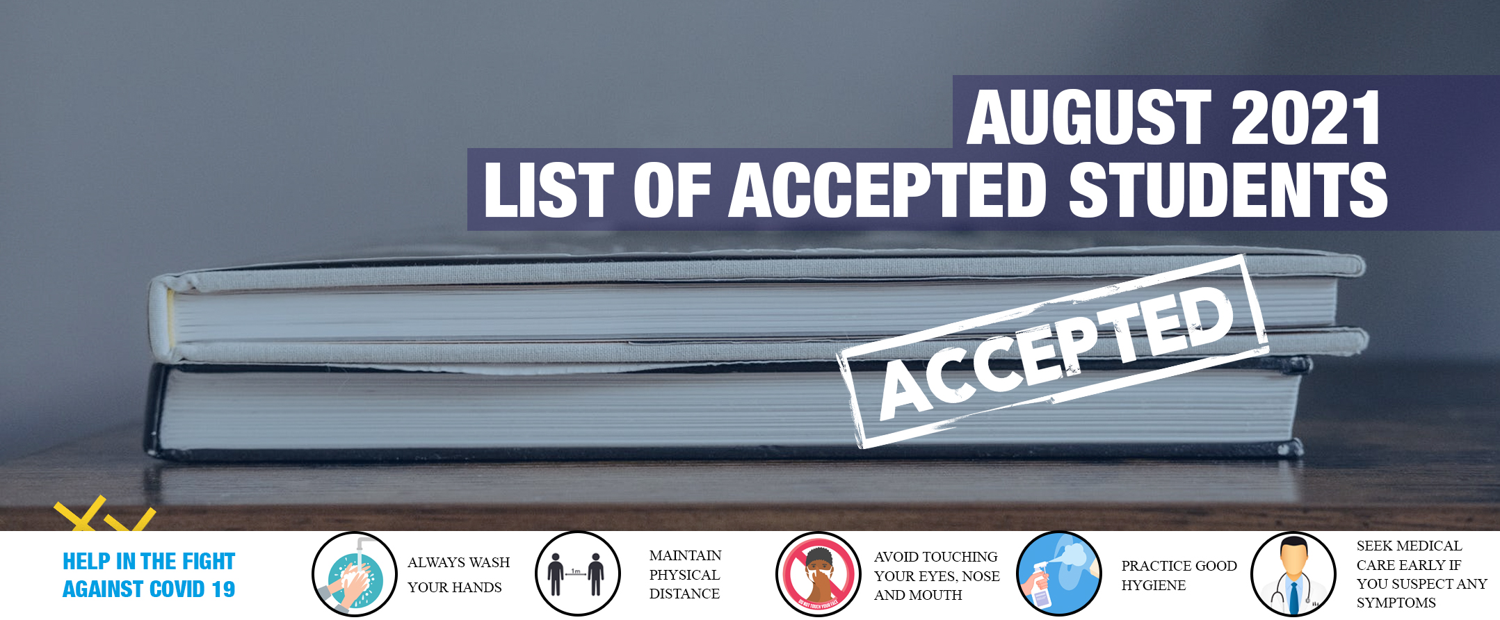 2021 ACCEPTED STUDENTS LIST BANNER